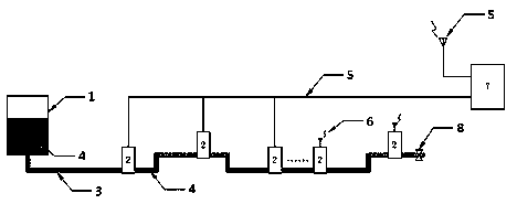 Hydraulic level measuring system and its measuring method