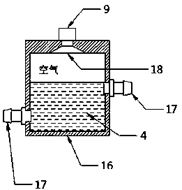 Hydraulic level measuring system and its measuring method