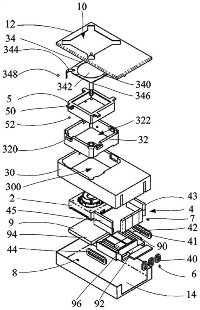 Camera device and electronic equipment