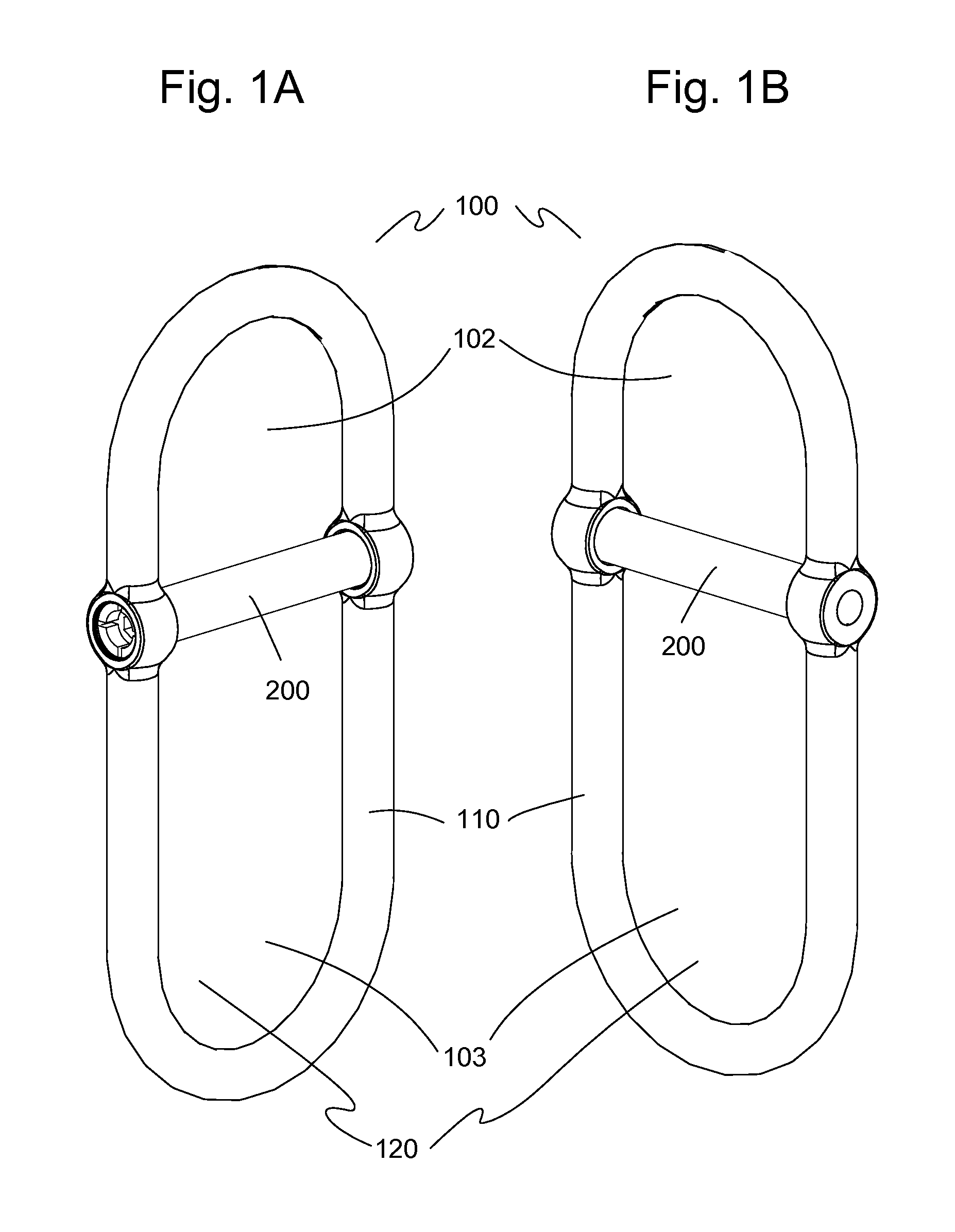 Shackle assembly with locking pin