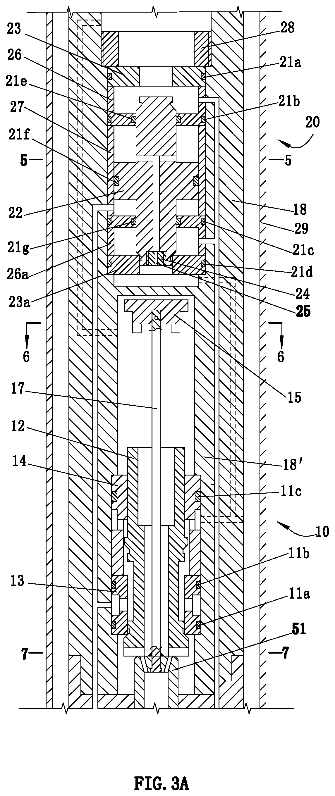 Reversing valve for hydraulic piston pump