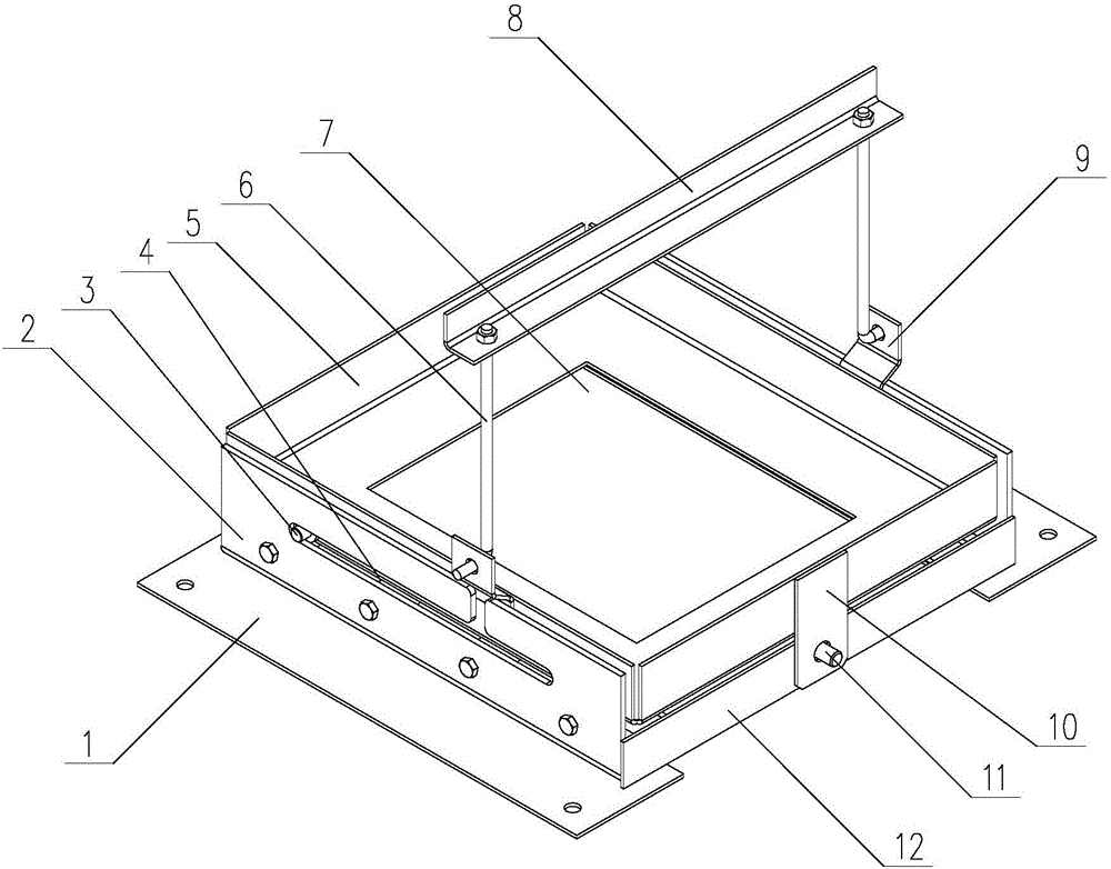 Accumulator frame used for electric automobile and method for installing and removing accumulator