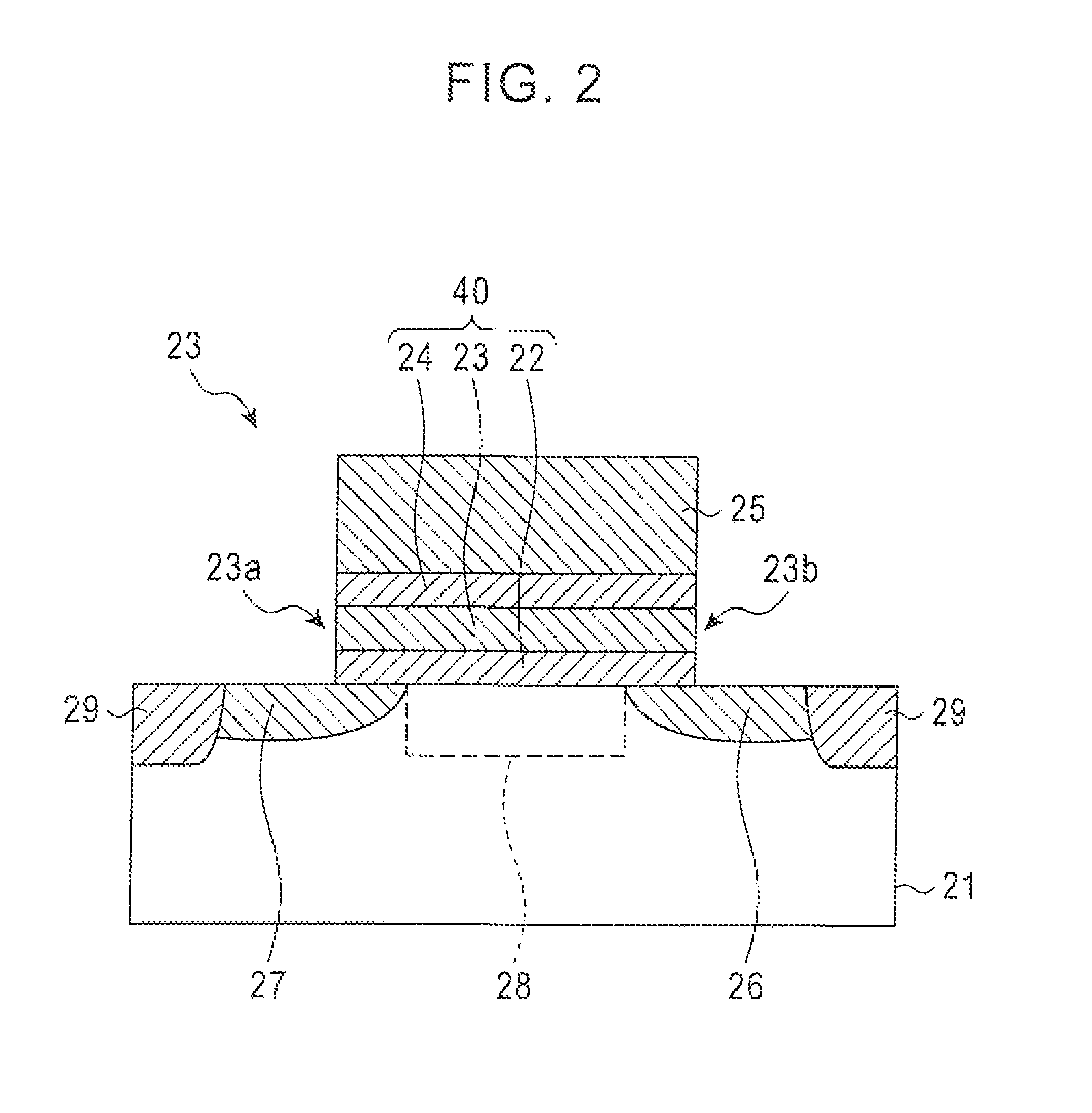 Method for writing in and reading data from a semiconductor storage device and semiconductor storage device