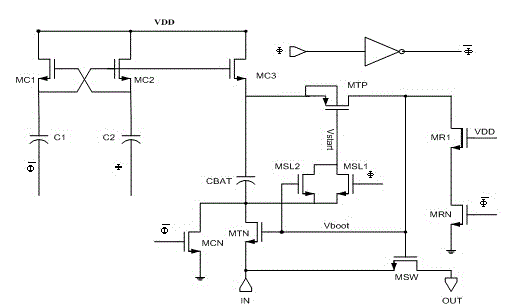 Bootstrap switch circuit