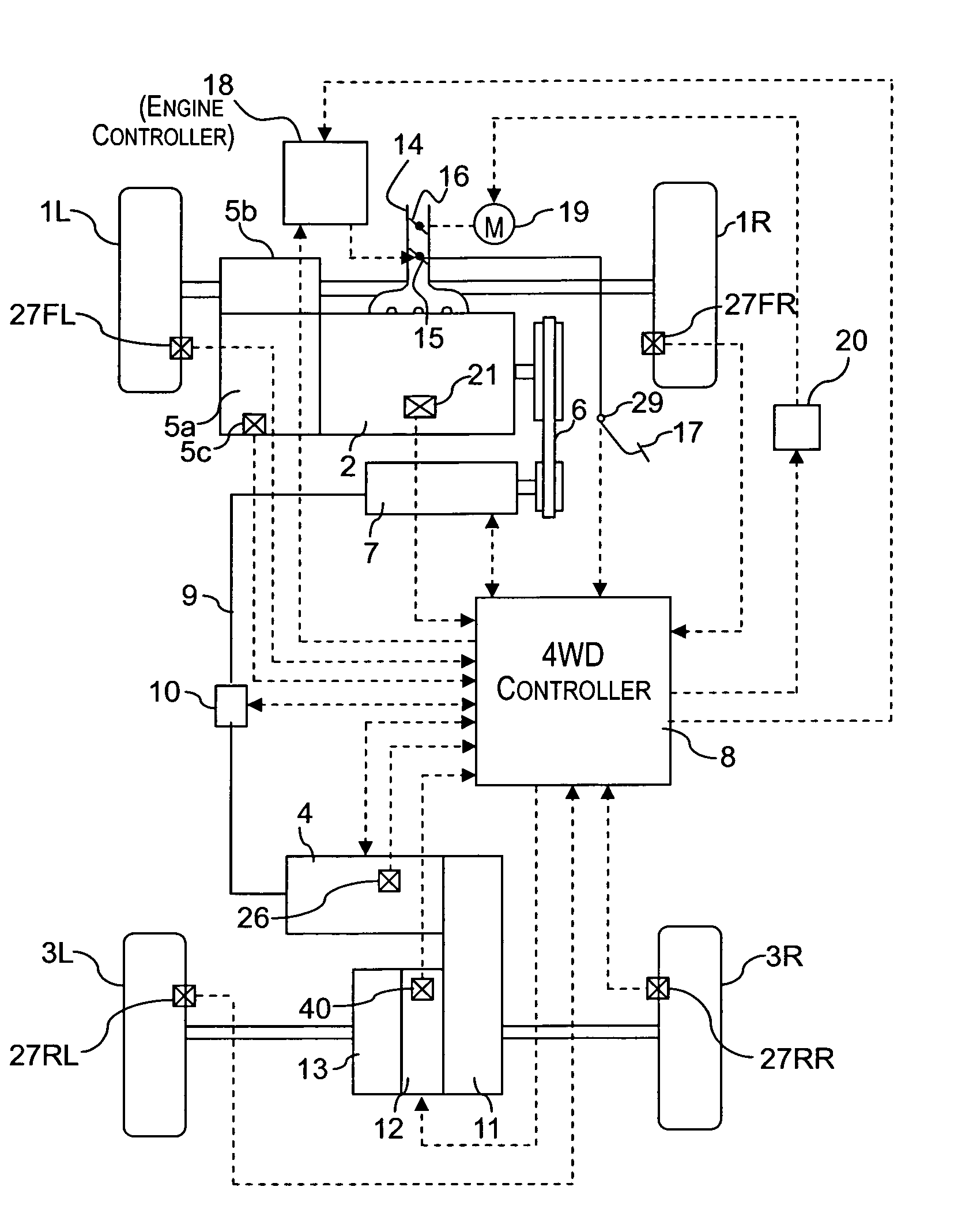 Vehicle drive force control apparatus