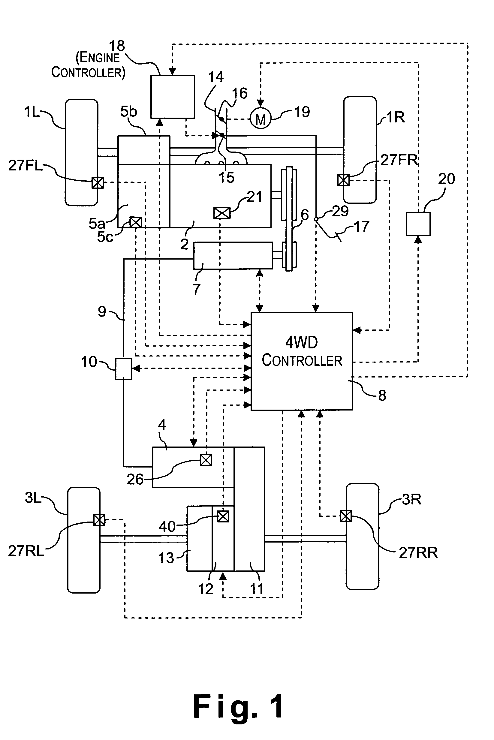 Vehicle drive force control apparatus