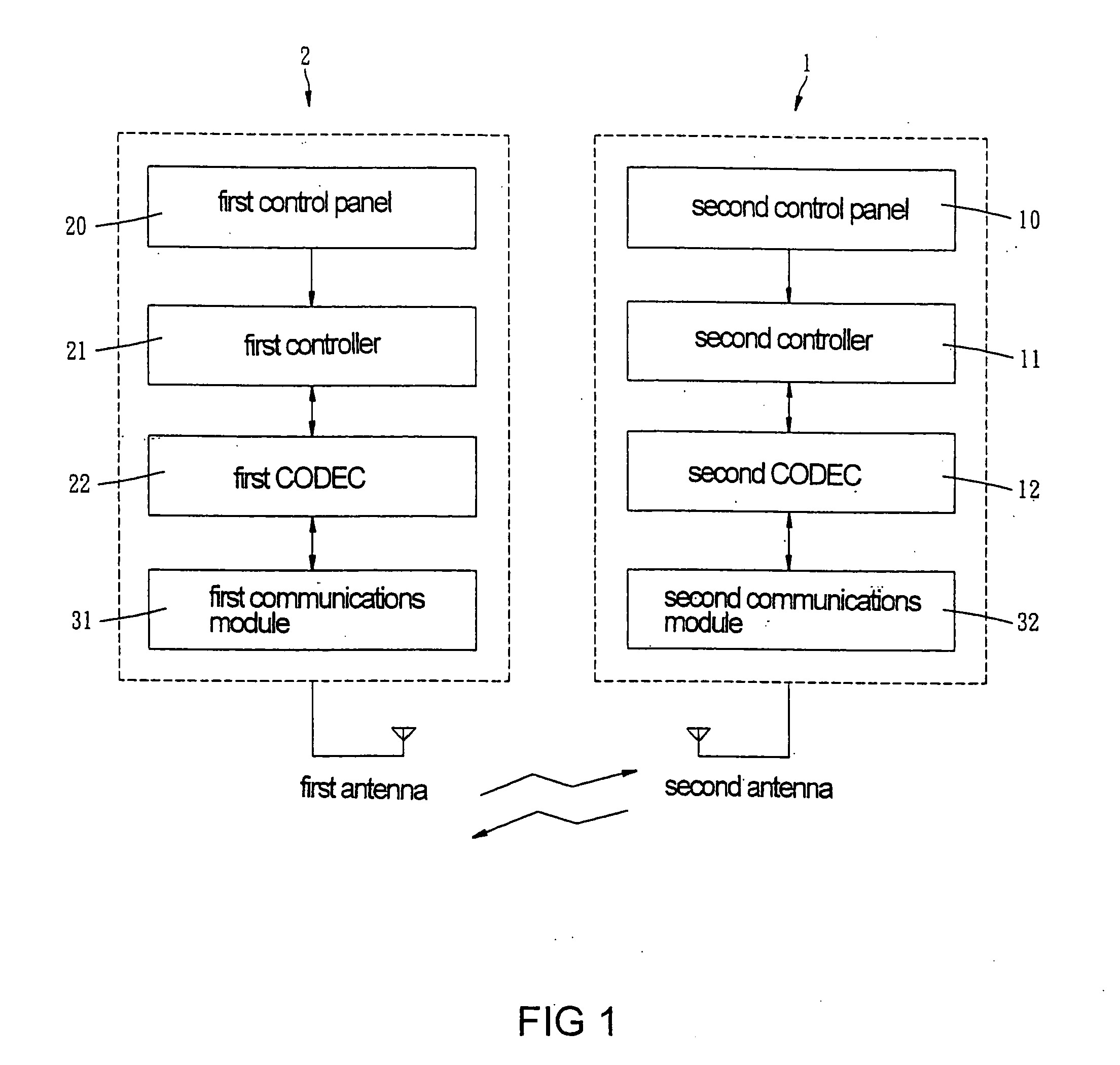 Wireless transceiver and microphone based communications system