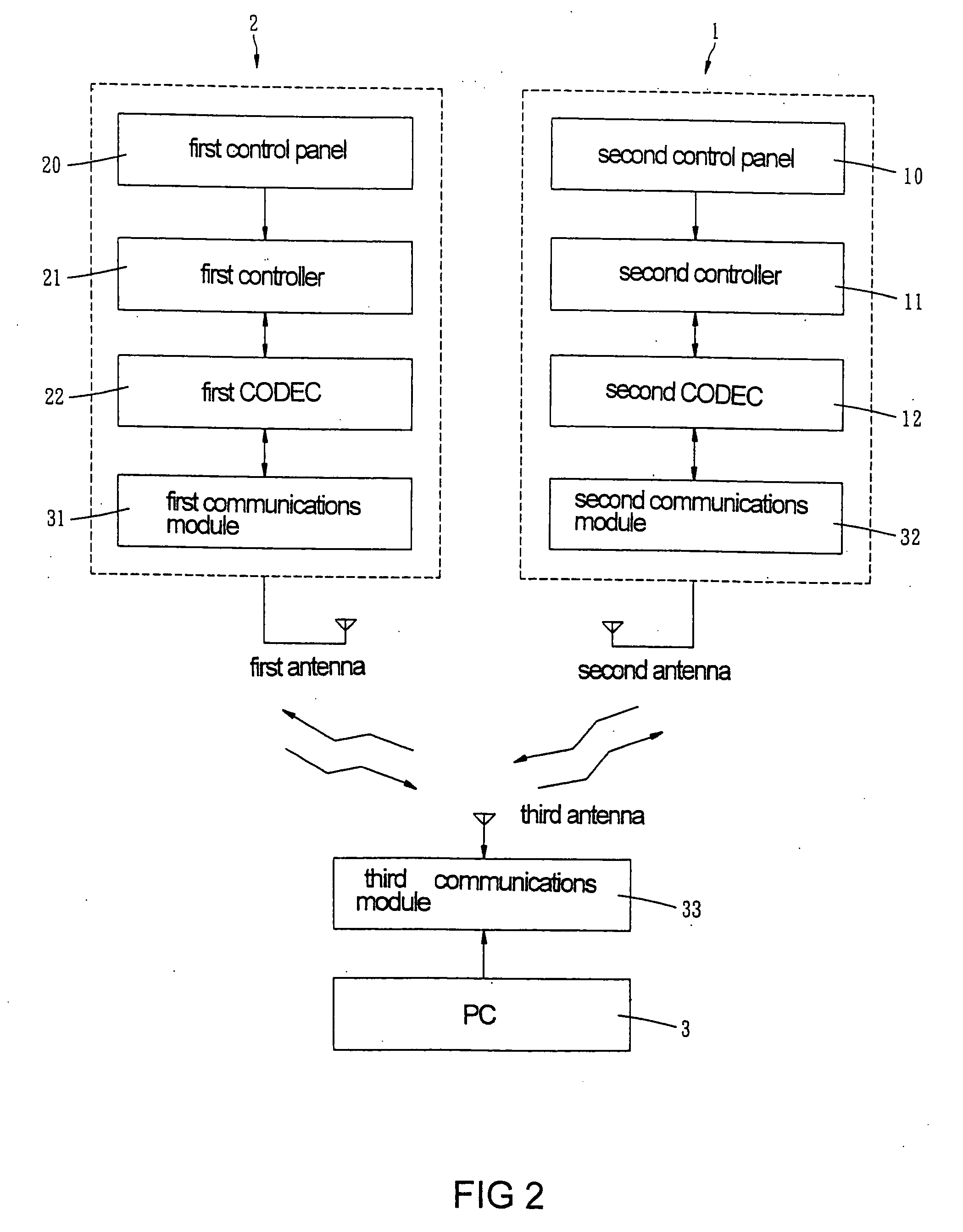 Wireless transceiver and microphone based communications system