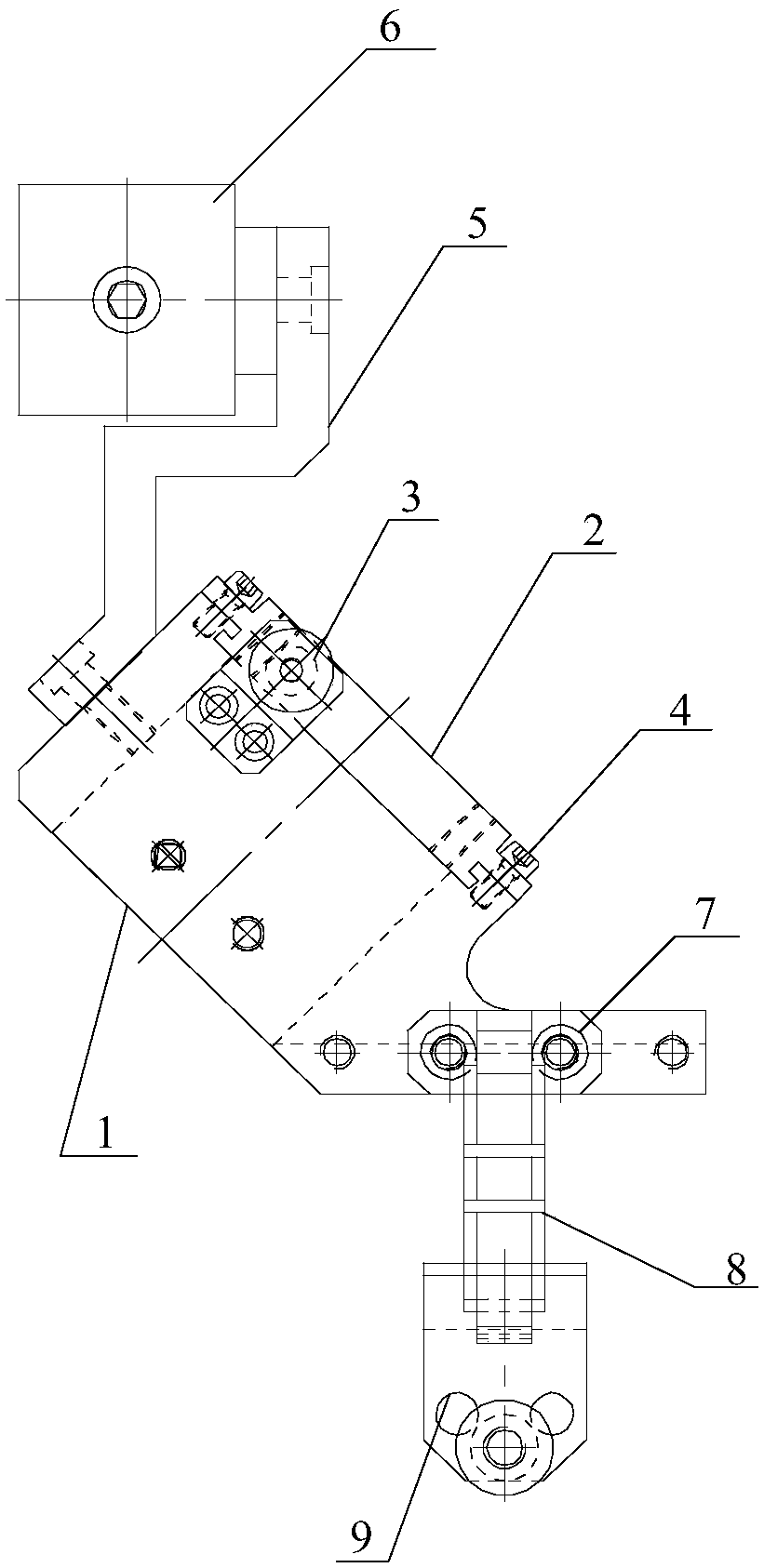 Mounting fixture of detector