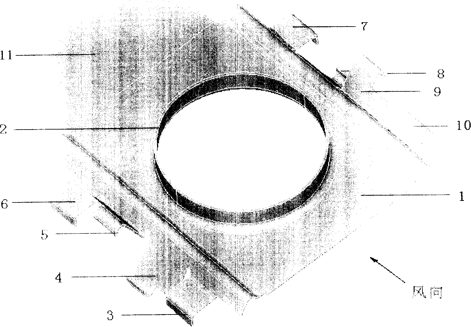 Forced-convection asymmetrical radiator