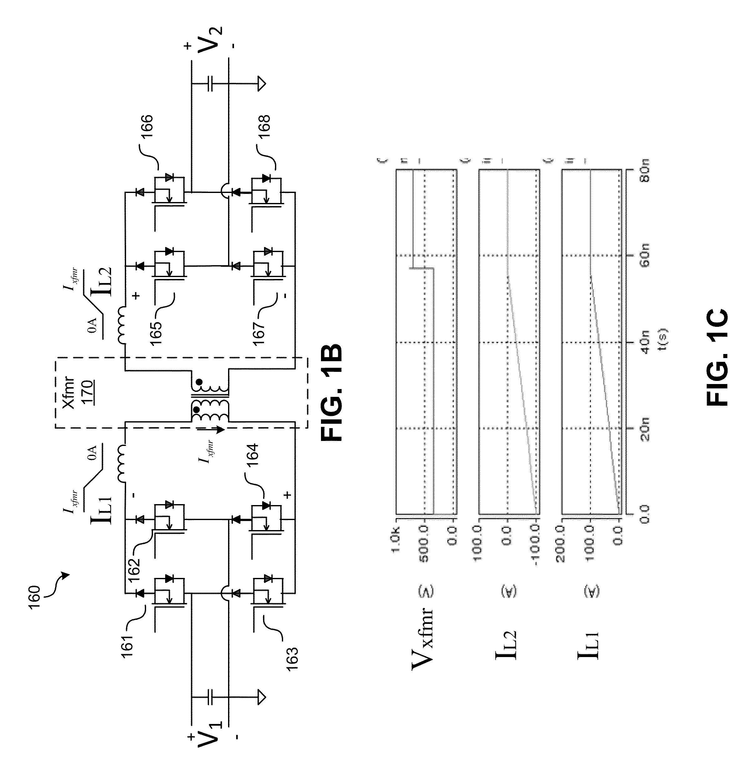 Isolated dynamic current converters