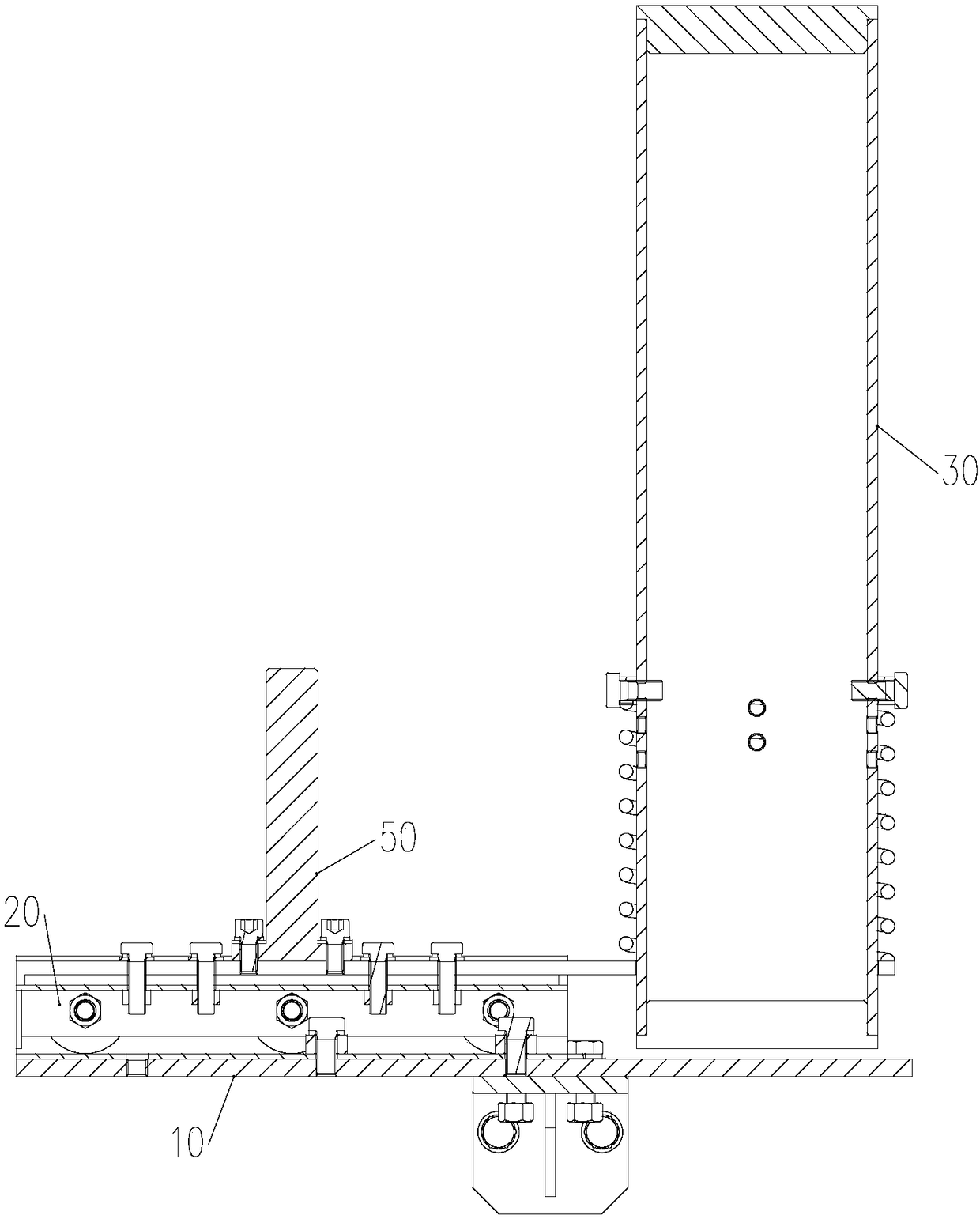 Press machine anti-falling safety device and press machine with same