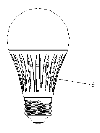 LED lamp wick module and LED bulb with the same