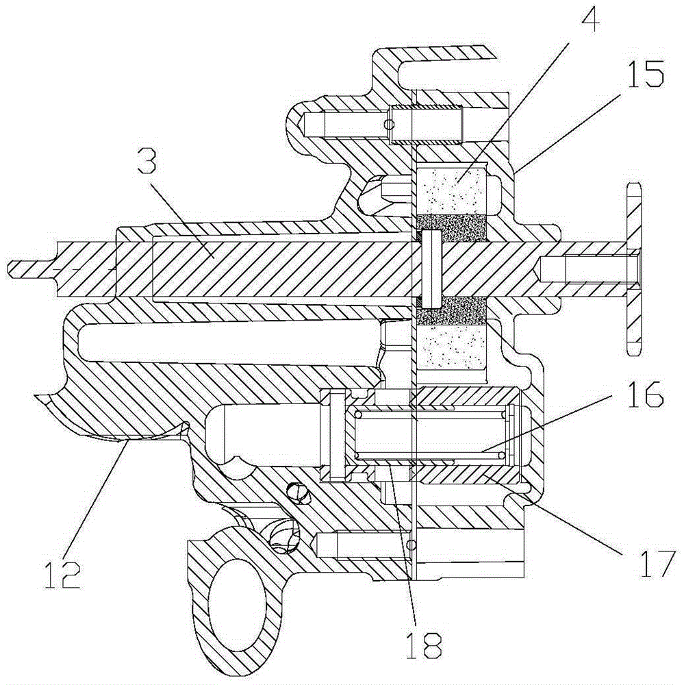 Linkage type pumping system and engine thereof