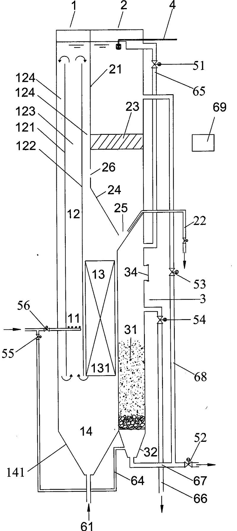 Linkage processing method and apparatus of circulatory flow multiplex biochemistry and filtrating