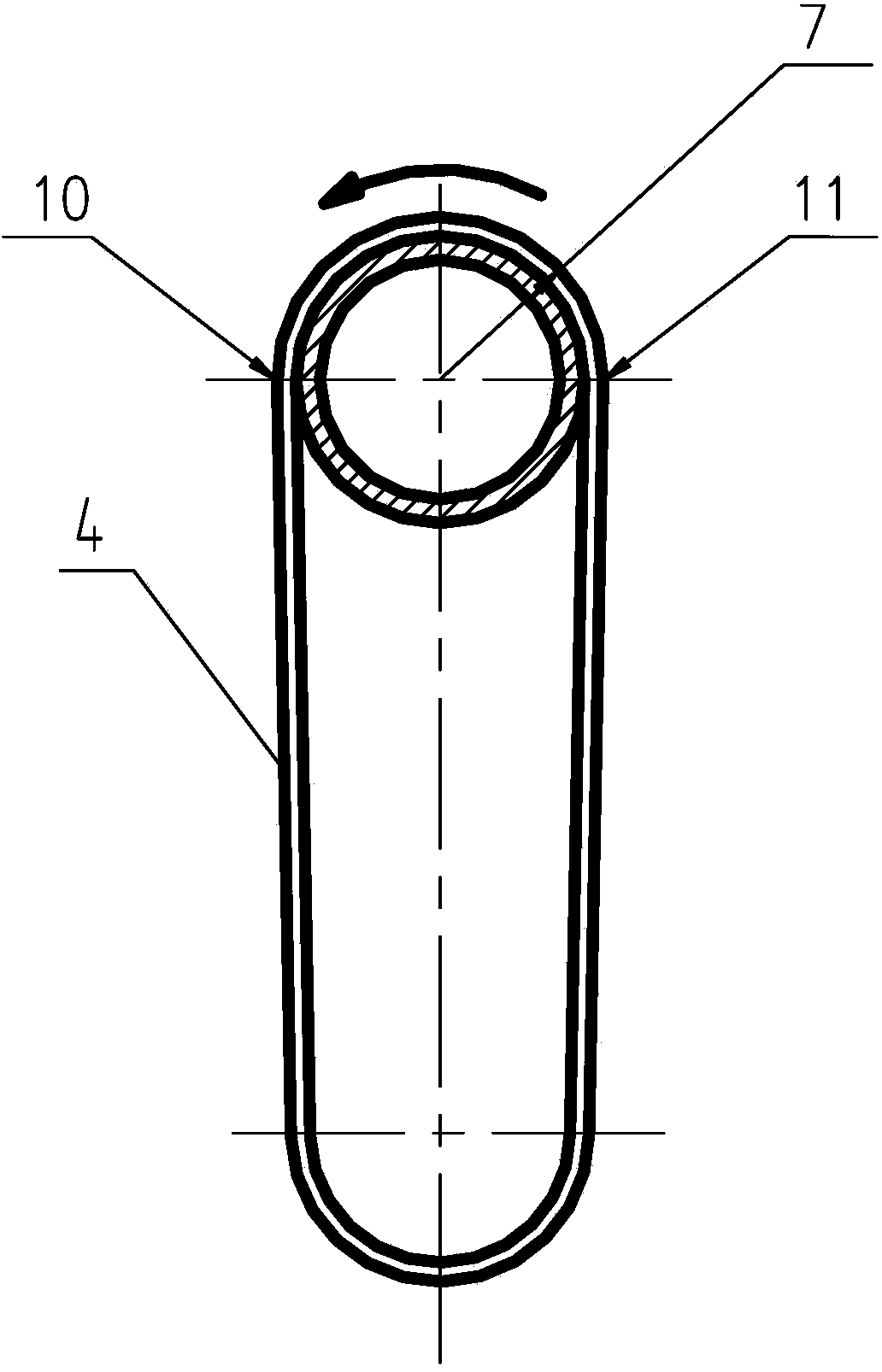 Stripping conveying belt