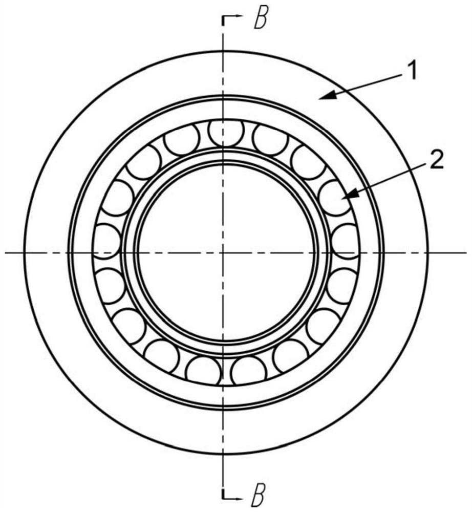 Bearing pedestal transformation structure and method for rolling bearing operation state in-situ monitoring