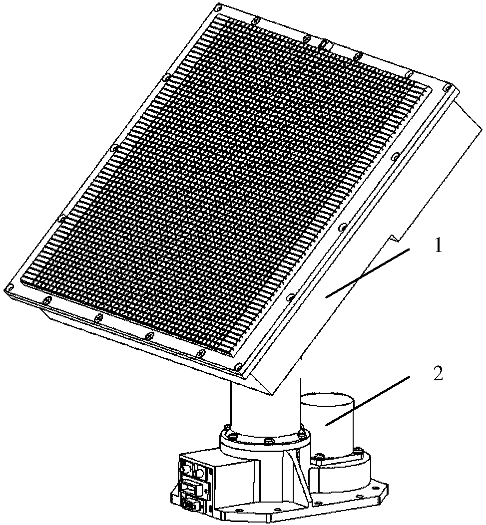 Spaceborne whole-airspace anti-collision warning system