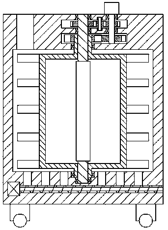 Bridge construction device with long service life