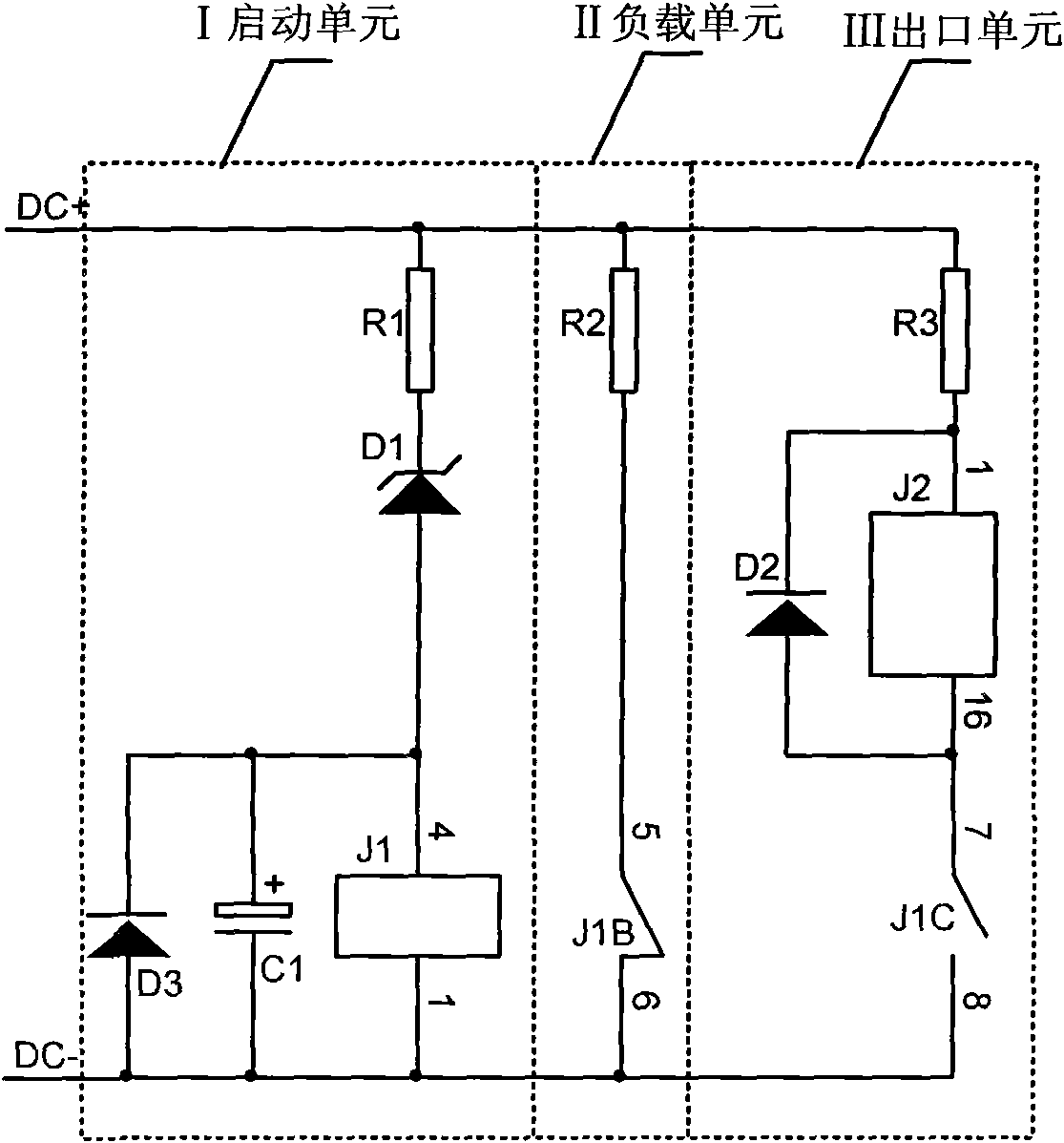 Non-electrical restarting circuit and driving method