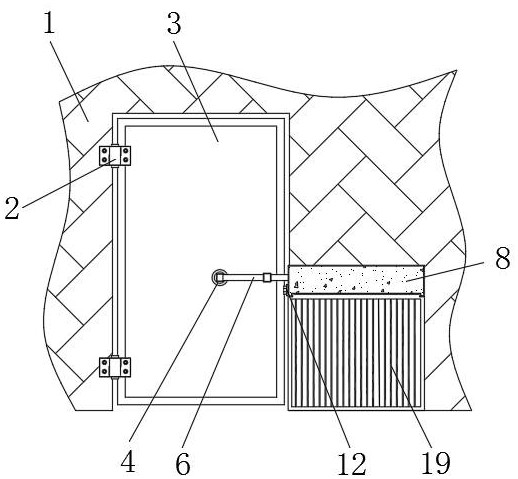 Simple auxiliary door for pets