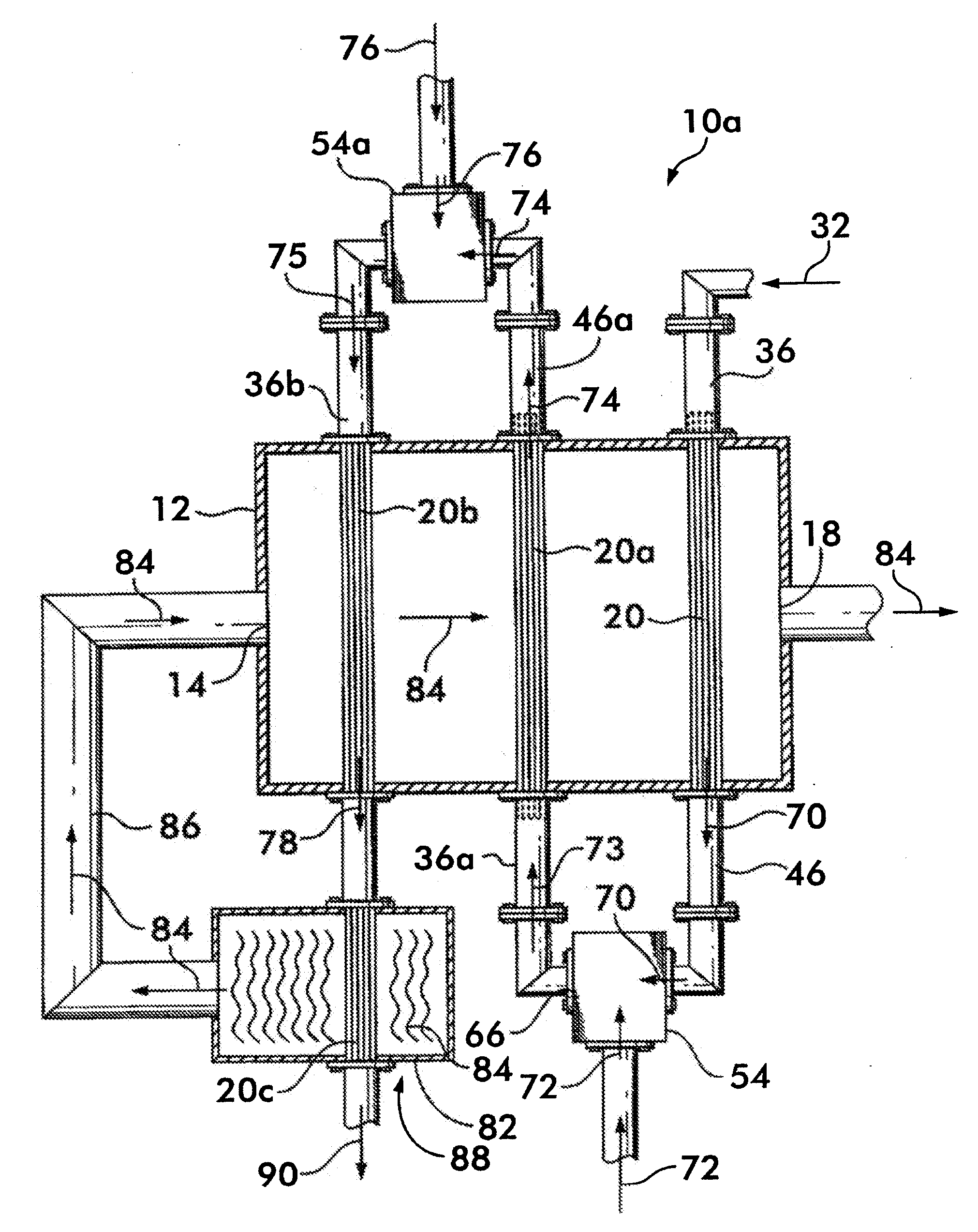 Staged Hydrocarbon/Steam Reformer Apparatus And Method