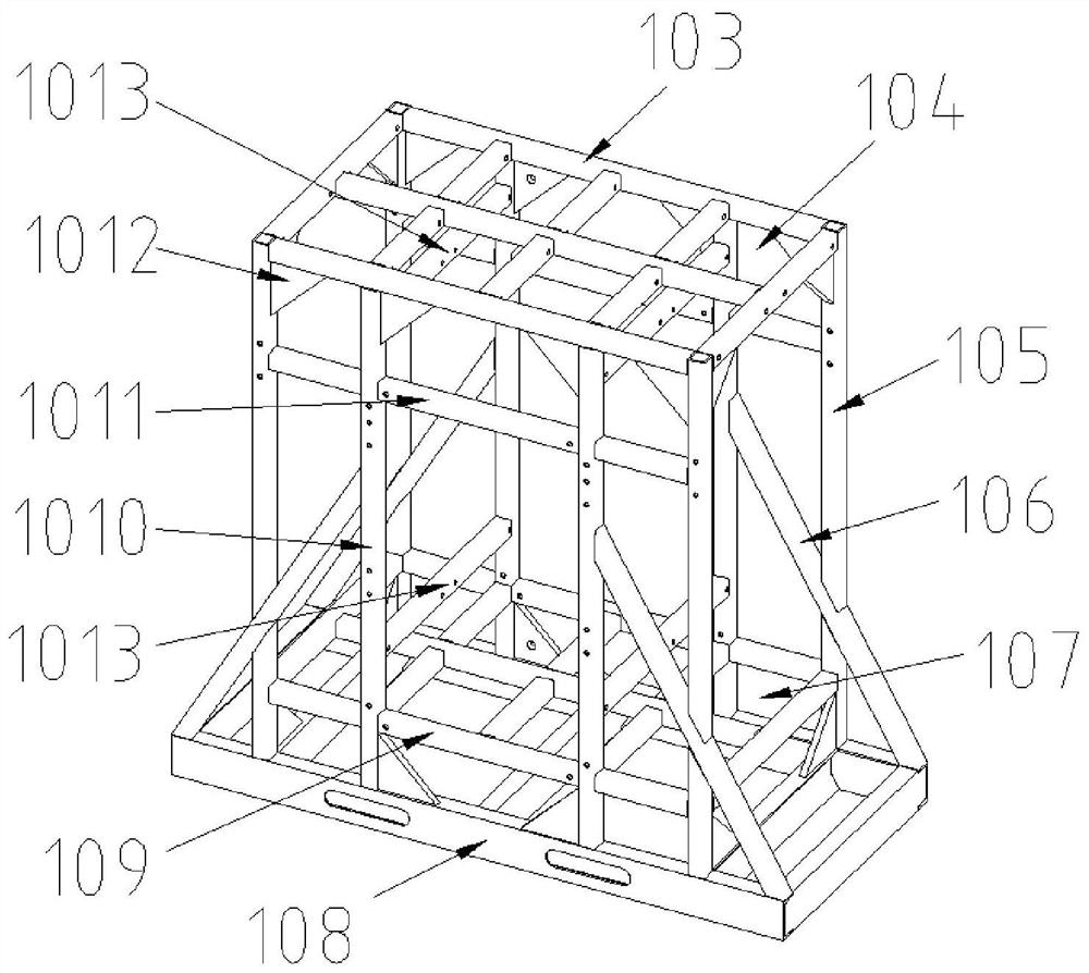 Marine gas cylinder group fixing device and structural deformation checking method thereof