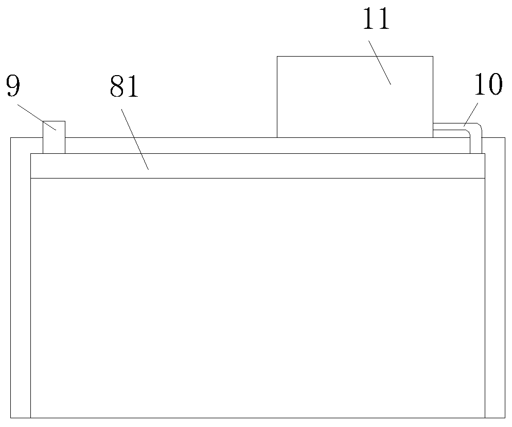Integrated material evidence receiving table