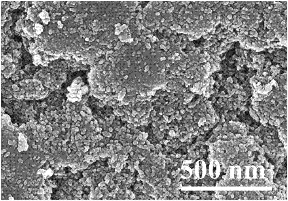 Preparation of nano-lanthanum hydroxide composite material and method for removing trace phosphorus in waste water
