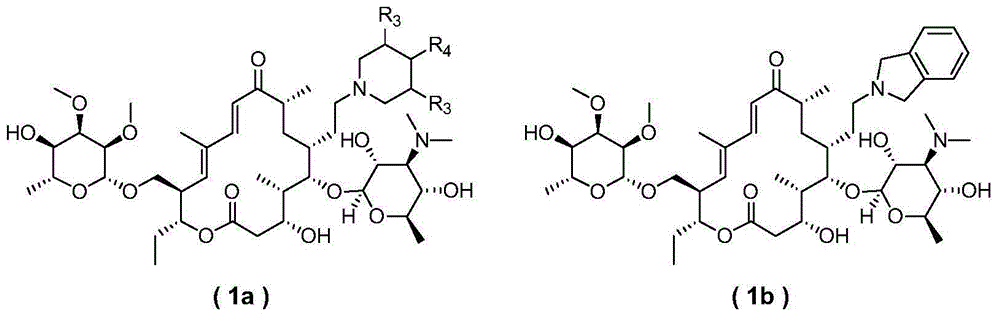 Novel sixteen-membered ring triamine lactone derivative and application thereof