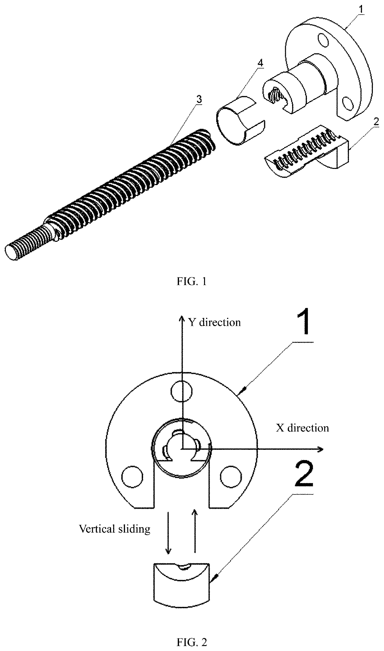 Split-type nut assembly