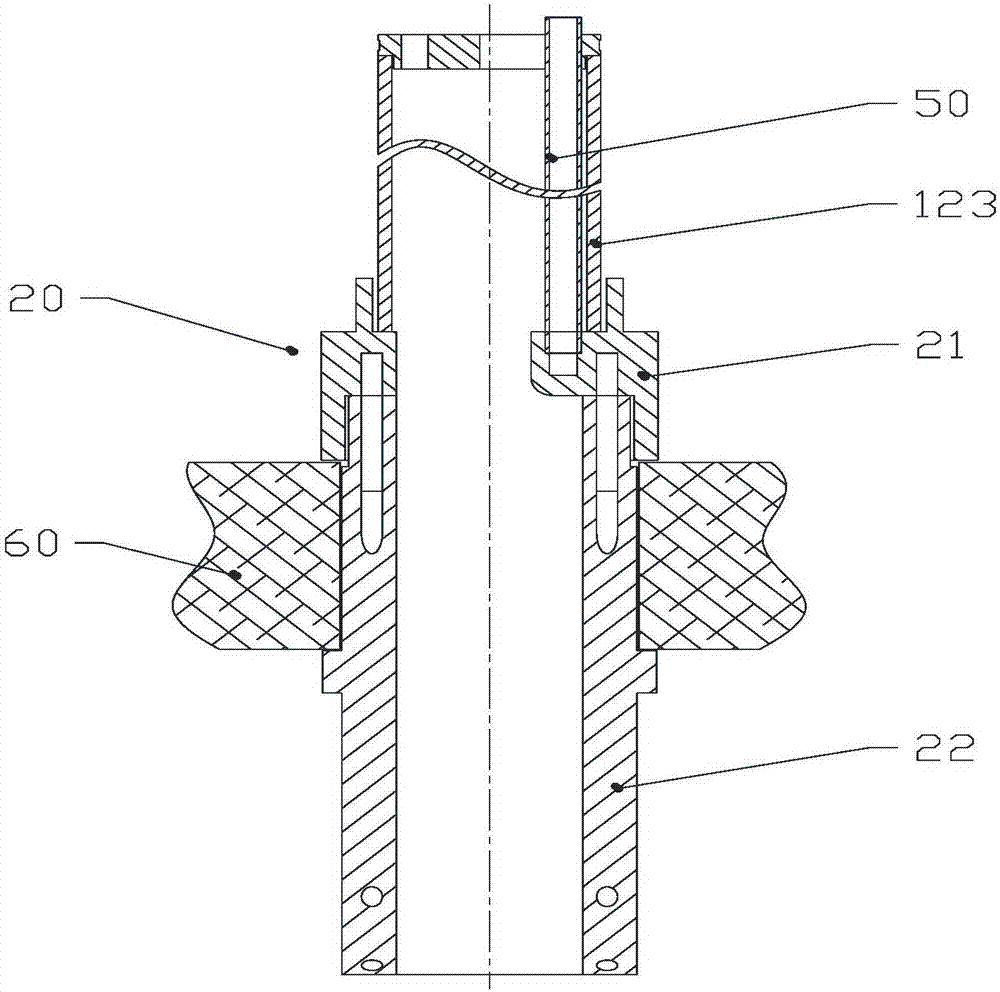 Flow guiding device for polycrystal ingot-casting furnace