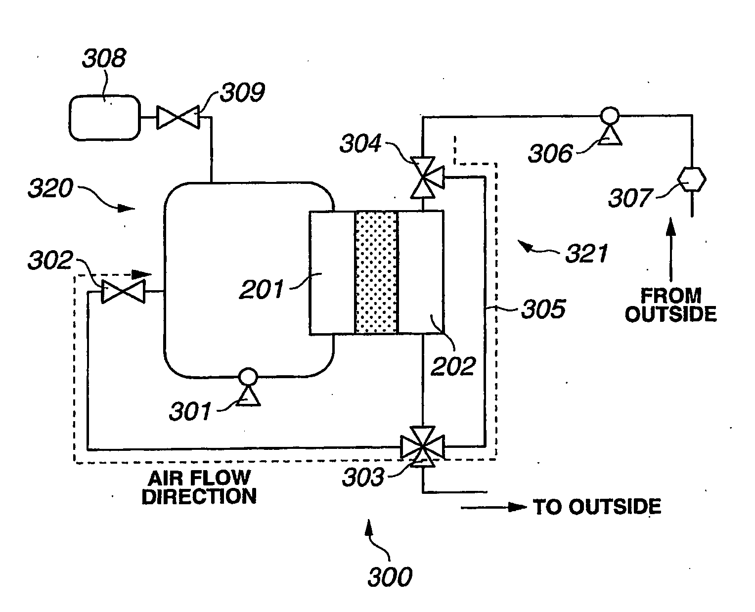 Fuel cell system with regeneration of electrode activity during start or stop