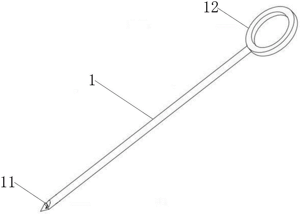 Percutaneous traction and puncture device