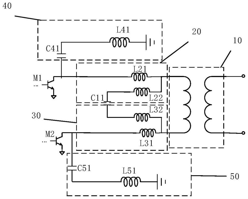 Push-pull power amplification circuit and radio frequency front-end module