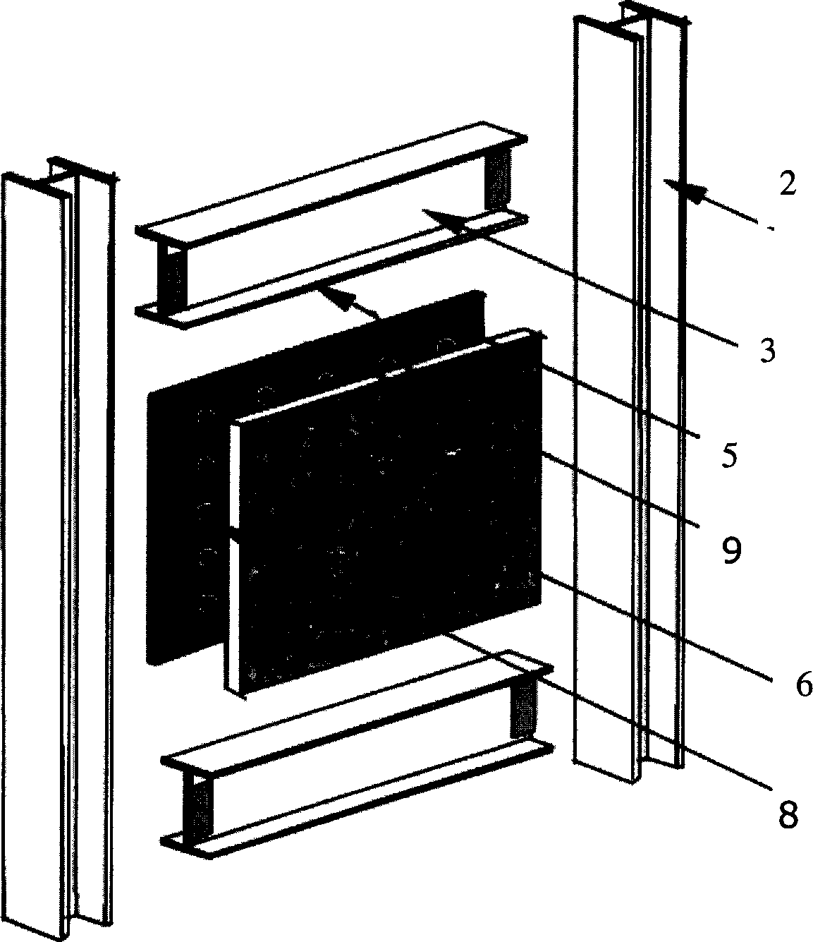 Buckling and energy consumption preventing steel plate shear wall