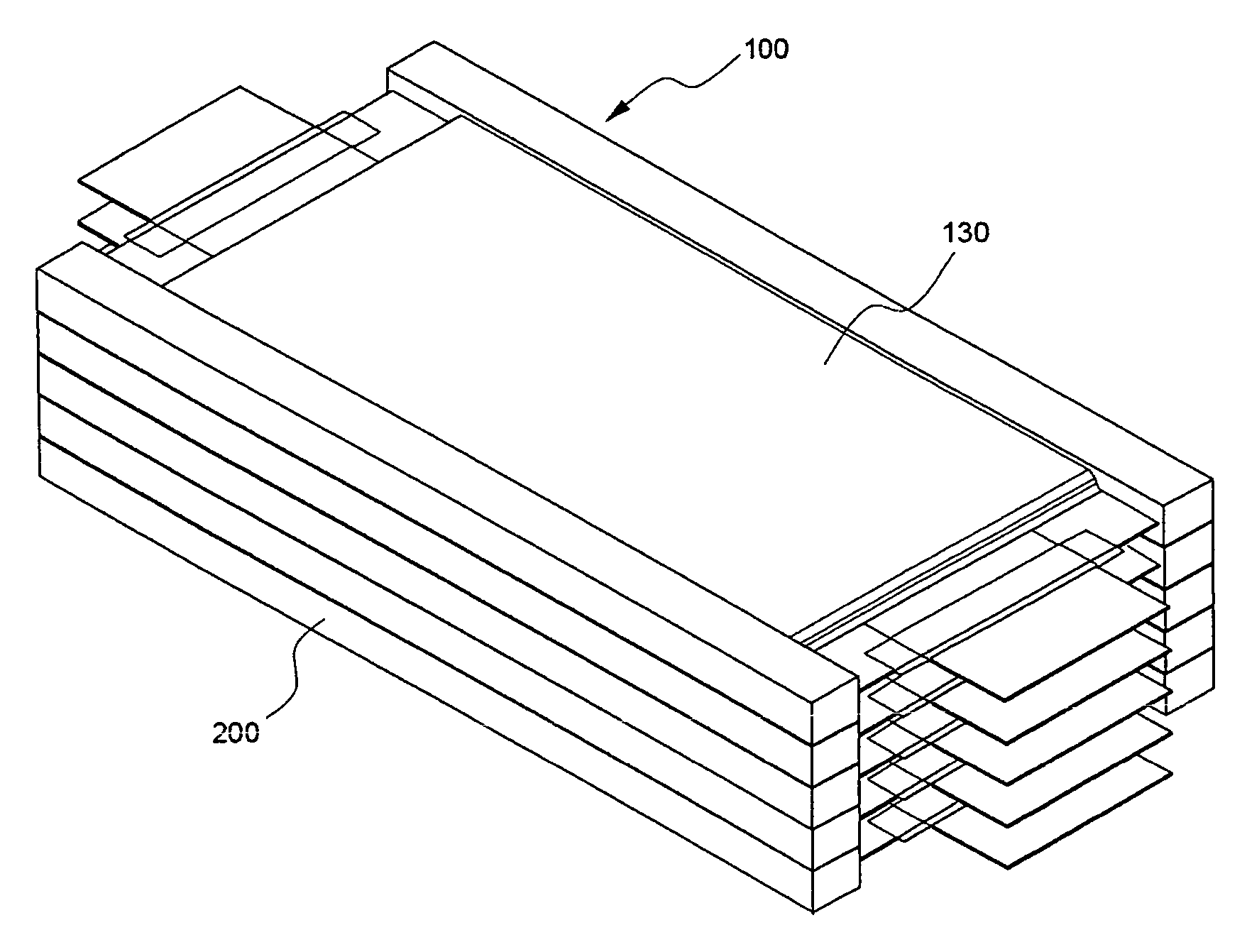 Secondary battery of novel structure and battery pack having the same