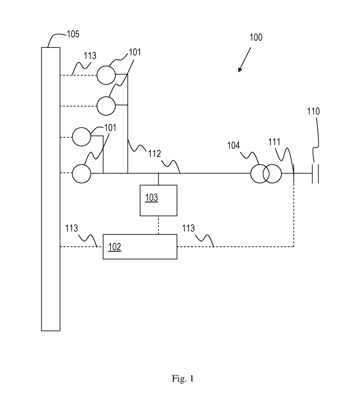 Wind farm and a method of operating a wind farm