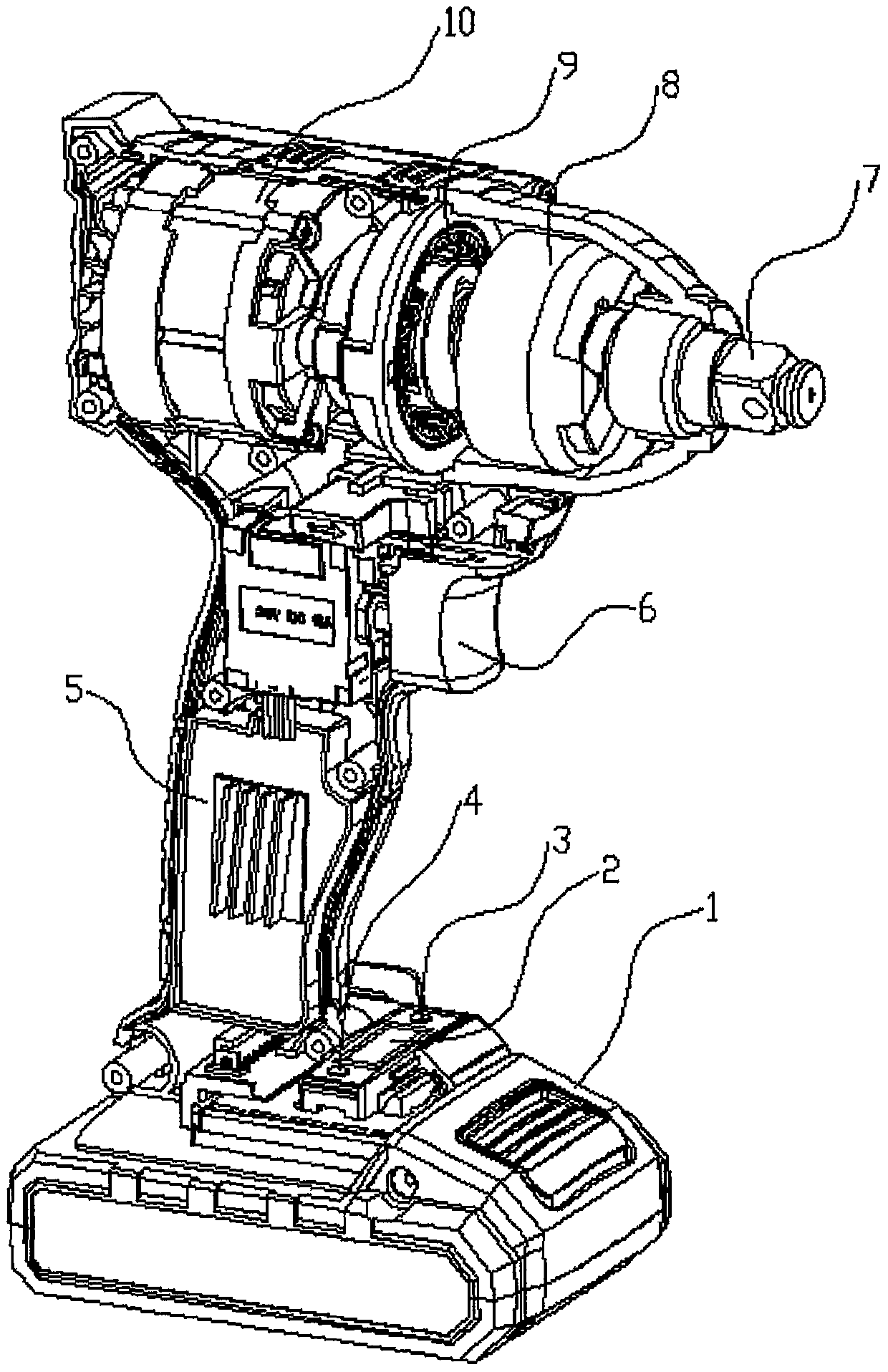 Electric tool capable of counting