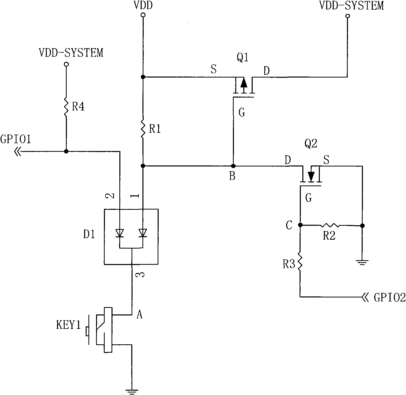Circuit for soft startup and soft shutdown
