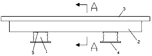 Split type automobile anti-collision beam convenient to maintain