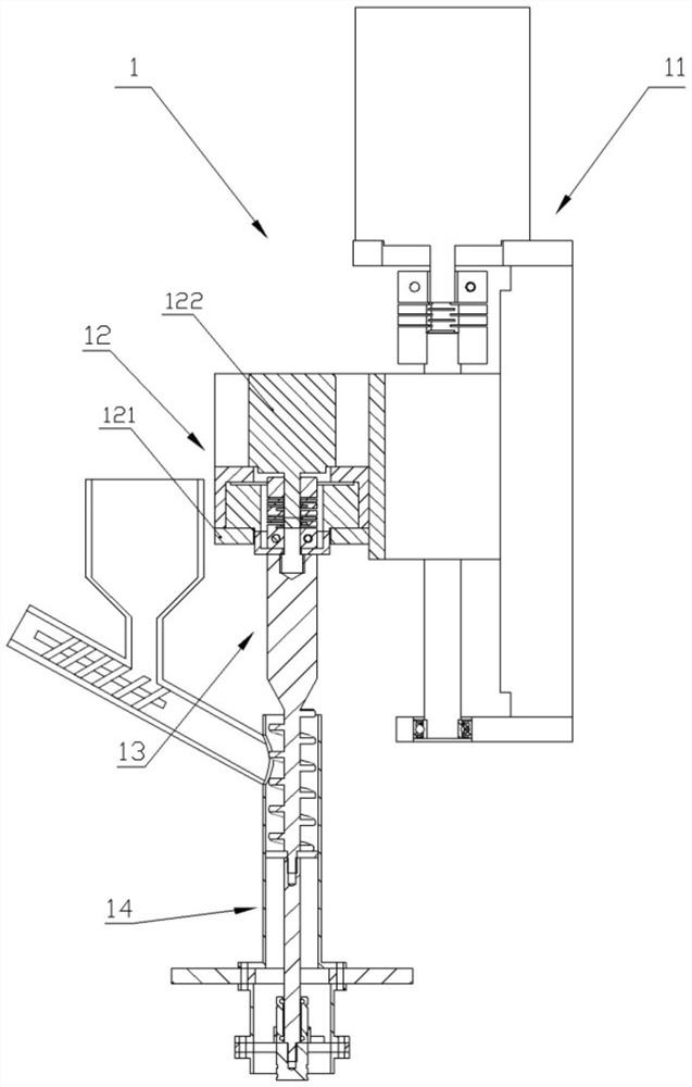 Ultrasonic plasticizing micro-injection molding machine main body and molding method