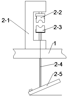 A bench type transformer lead wire production platform