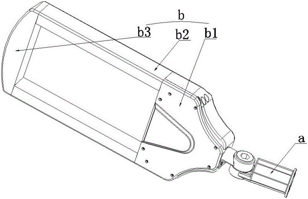Angle-adjustable street lamp mounting assembly