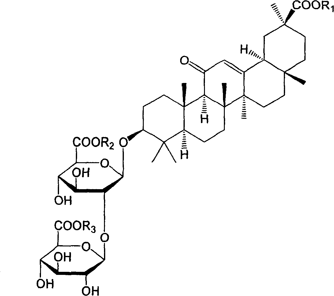 18alpha- liquorice acid derivatives and preparation thereof