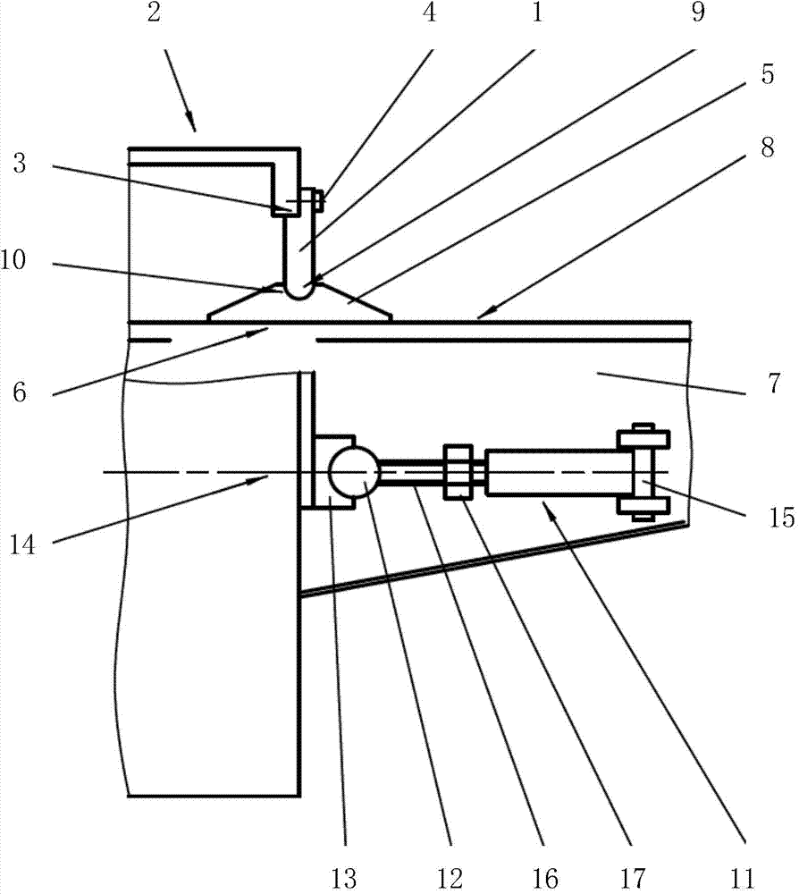 Generator stator loading structure device