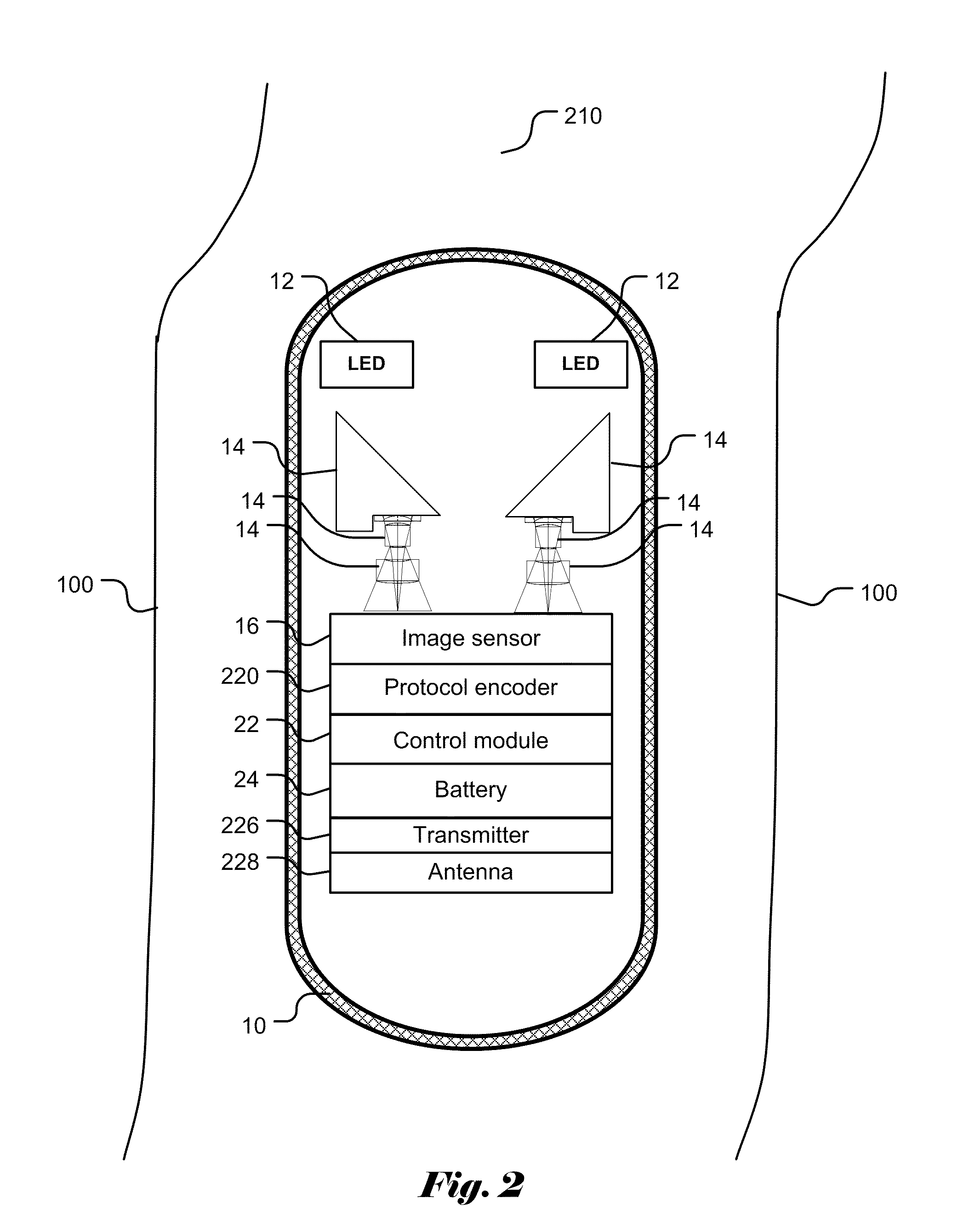 System and method for display of panoramic capsule images