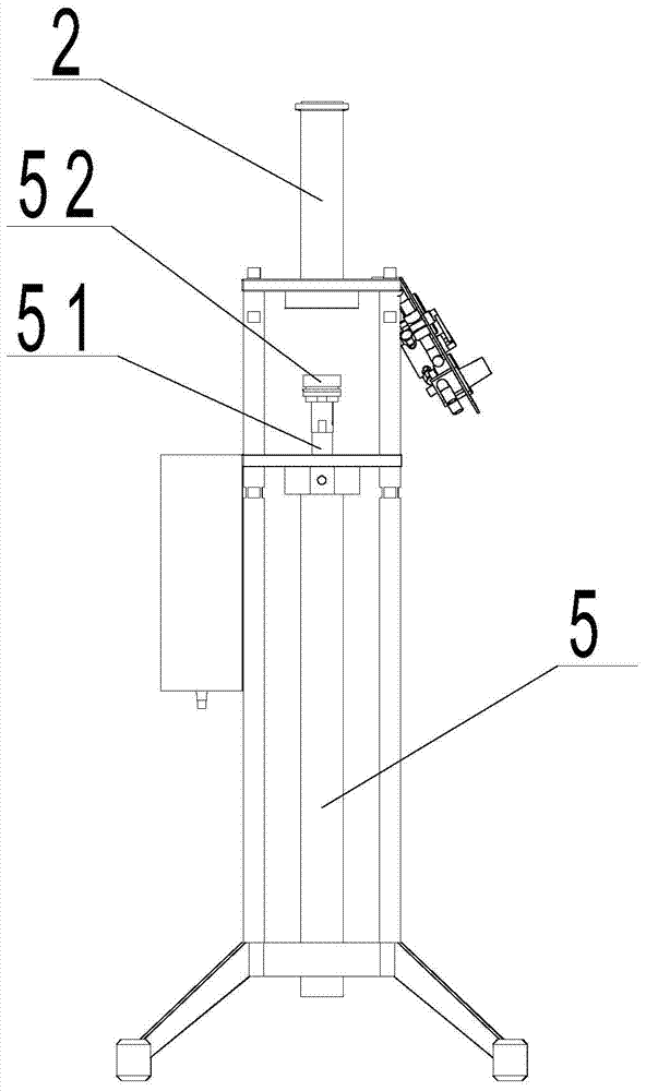 Static axial compression column assembling machine