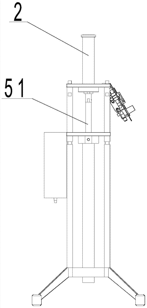 Static axial compression column assembling machine