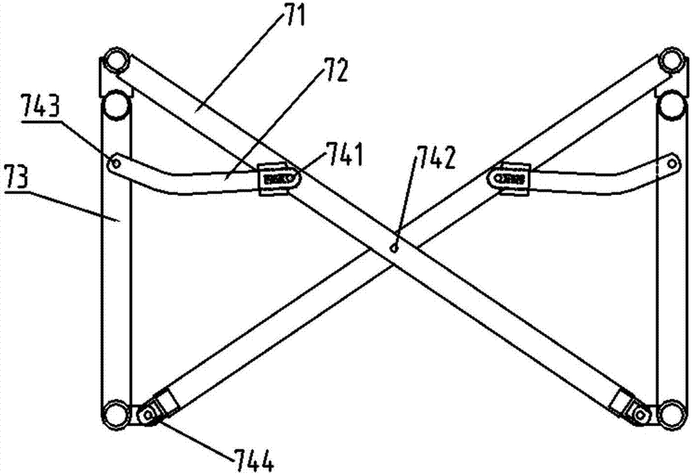 An adjustable support plate structure and a wheelchair with the structure